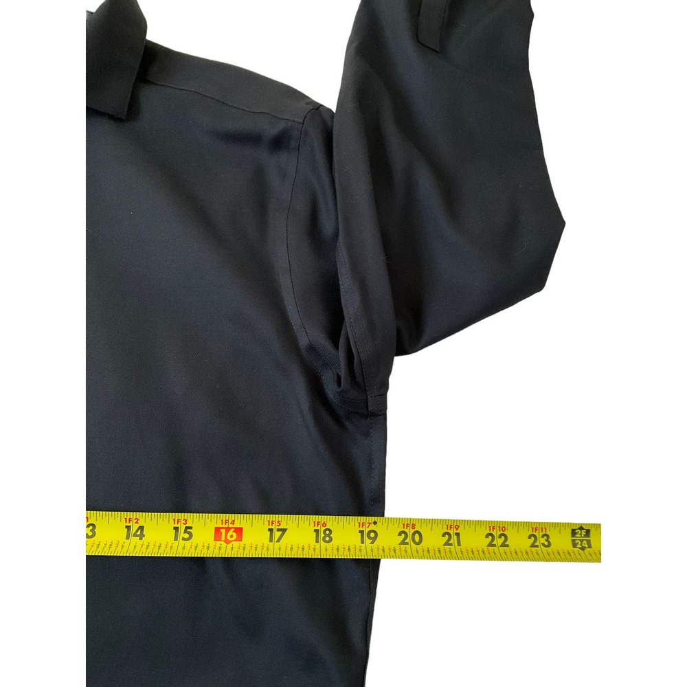 Calvin Klein Black Slim Fit Stretch Button Up Shirt Size 15 | 39-55 - Picture 5 of 6